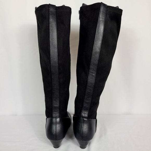 NWOT WOMENS WEDGE KNEE HIGH BOOTS - Picture 5 of 9